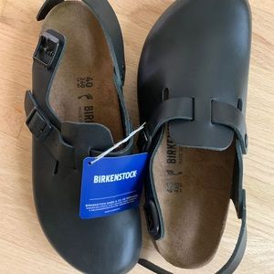 Birkenstock Tokio Super Grip clog with back strap.